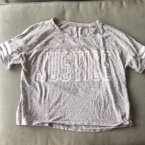 JUSTICE GRAY T-SHIRT